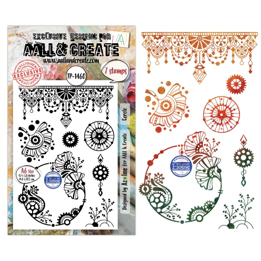 Clear Stamps Nr. 1460 - Cercle De Couleurs - Cercle by Azoline