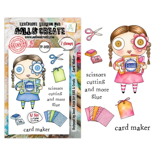 Clear Stamps Nr. 1498 - Creative Types - Card Maker by Janet Klein