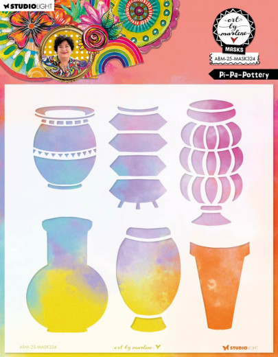 Art By Marlene - Mask / Stencil - Pi-Pa-Pottery