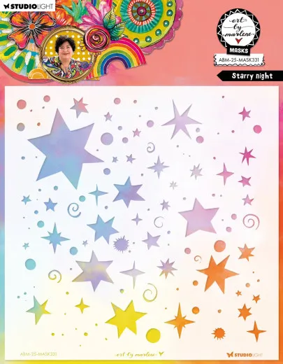 Art By Marlene - Mask / Stencil - Starry Night