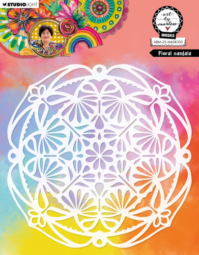 Art By Marlene - Mask / Stencil - Floral Mandala