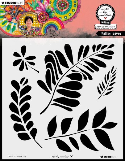 Art By Marlene - Mask / Stencil - Falling Leaves