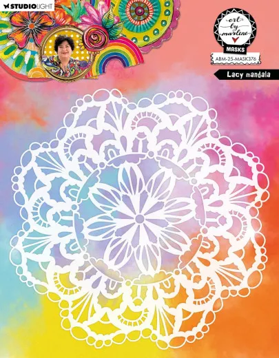 Art By Marlene - Mask / Stencil - Lacy Mandala