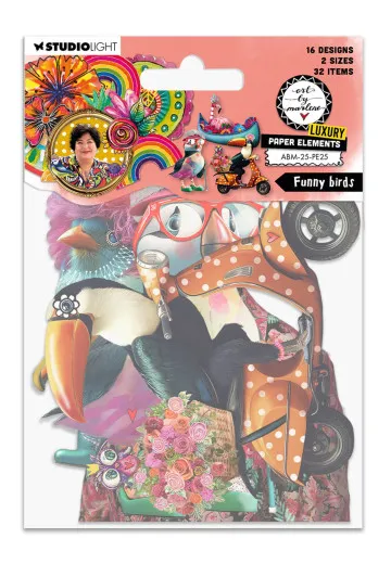 Art by Marlene - Luxury Paper Elements - Funny Birds