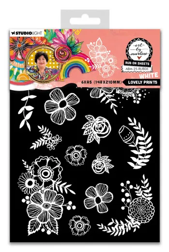 Art by Marlene - Rub-Ons - Lovely prints - weiß