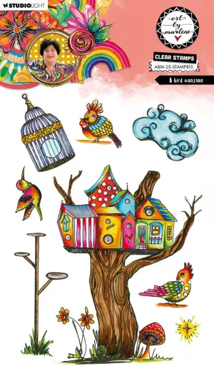 Art By Marlene - Clear Stamps - A Bird Mansion