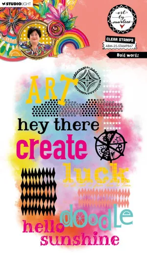 Art By Marlene - Clear Stamps - Bold Words