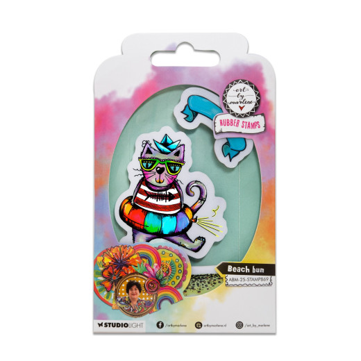 Art by Marlene - Cling Stamps - Beach Bum