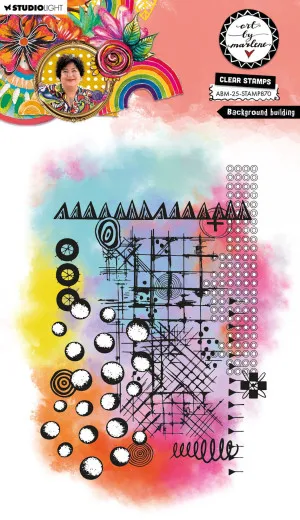 Art By Marlene - Clear Stamps - Background Building