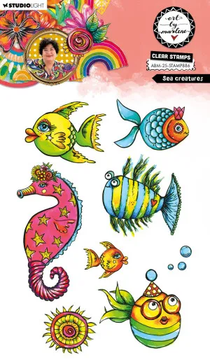 Art By Marlene - Clear Stamps - Sea Creatures