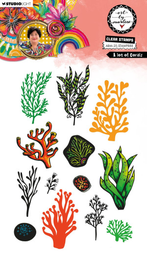 Art By Marlene - Clear Stamps - A lot of Corals