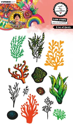 Art By Marlene - Clear Stamps - A lot of Corals
