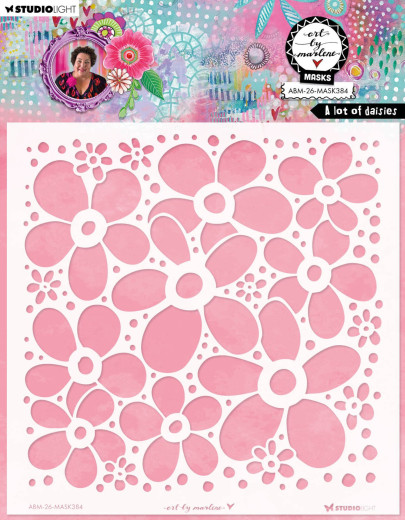 Art By Marlene - Mask / Stencil - A Lot of Daisies