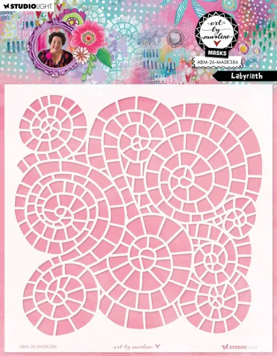 Art By Marlene - Mask / Stencil - Labyrinth