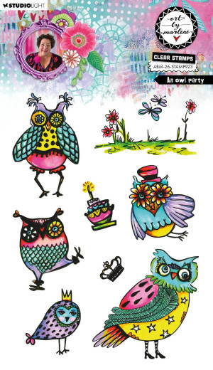 Art By Marlene - Clear Stamps - An Owl Party