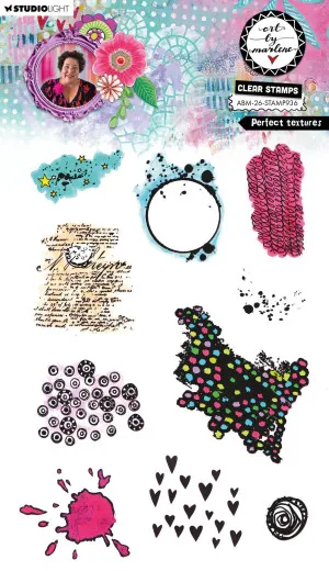 Art By Marlene - Clear Stamps - Perfect Textures