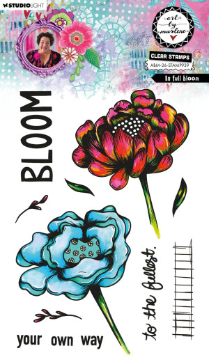 Art By Marlene - Clear Stamps - In Full Bloom