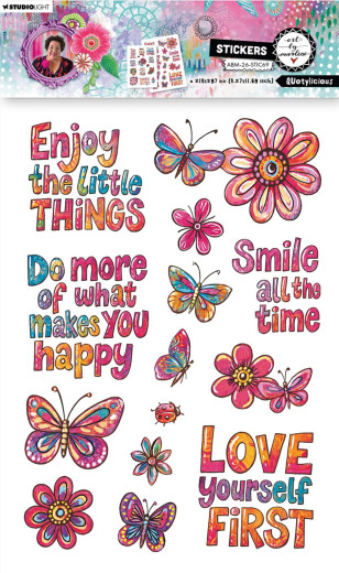 Art by Marlene - Quotylicious A4 Stickers