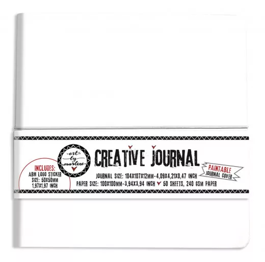 Studio Light Creative Journal - 10x10cm Paintable Journal Cover