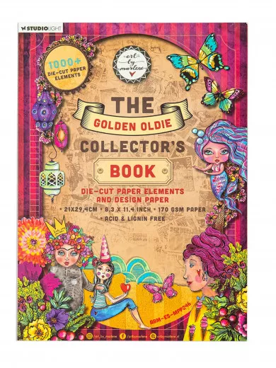 Art by Marlene - A4 Paper Pad - The Golden Oldie Collectors Book