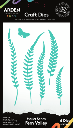 Arden Creative Studio - Craft Dies - Maker Series - Fern Valley