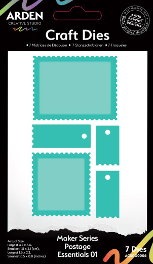 Arden Creative Studio - Craft Dies - Maker Series - Postage Essentials 01