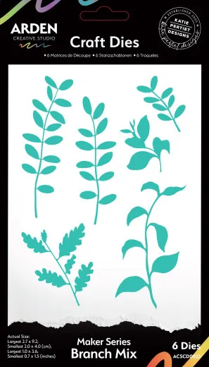 Arden Creative Studio - Craft Dies - Maker Series - Laurel Grove - Branch Mix