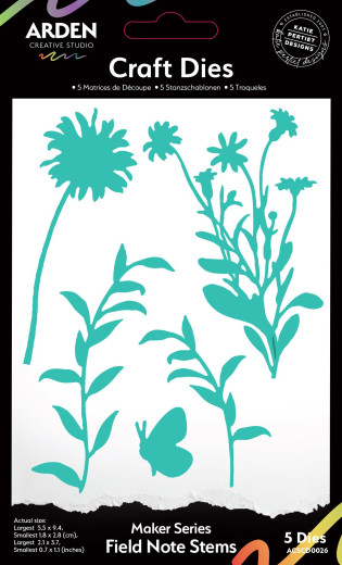 Arden Creative Studio - Craft Dies - Maker Series - Field Note Stems