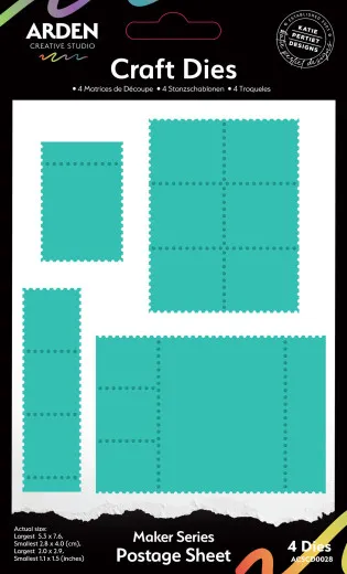 Arden Creative Studio - Craft Dies - Maker Series - Postage Sheet