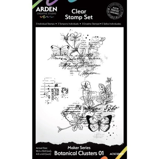 Arden Creative Studio - Clear Stamps - Maker Series - Botanical Clusters 01