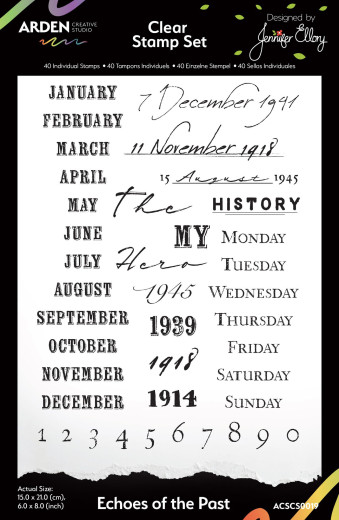 Arden Creative Studio - Clear Stamps - Remembering... - Echoes of the Past