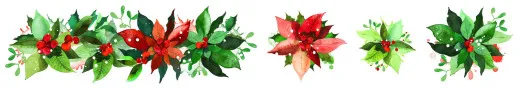 Arden Creative Studio - Kiss-Cut PET Tape - Season of Joy - Poinsettia