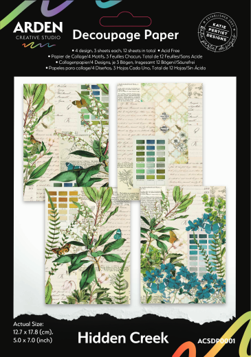 Arden Creative Studio - Decoupage Paper - Hidden Creek
