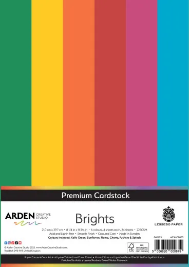 Arden Creative Studio - A4 Paper Pad - Brights