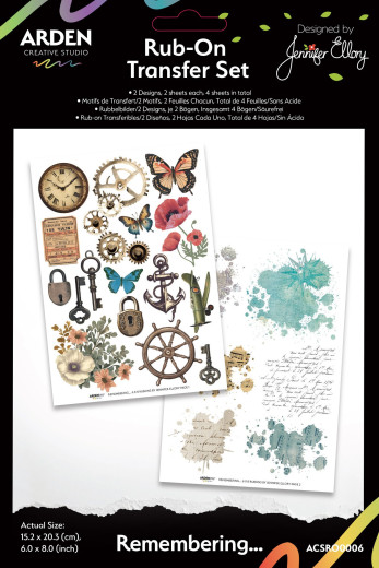 Arden Creative Studio - Rub-On Transfers - Remembering...