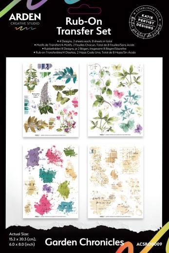 Arden Creative Studio - Rub-On Transfers - Garden Chronicles by Katie Pertiet