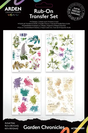 Arden Creative Studio - Rub-On Transfers - Garden Chronicles by Katie Pertiet