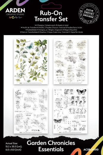 Arden Creative Studio - Rub-On Transfers - Garden Chronicles by Katie Pertiet