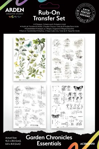 Arden Creative Studio - Rub-On Transfers - Garden Chronicles by Katie Pertiet