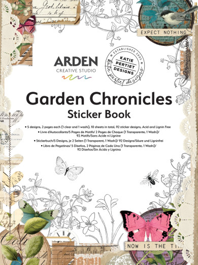 Arden Creative Studio - Garden Chronicles - Sticker Book by Katie Pertiet