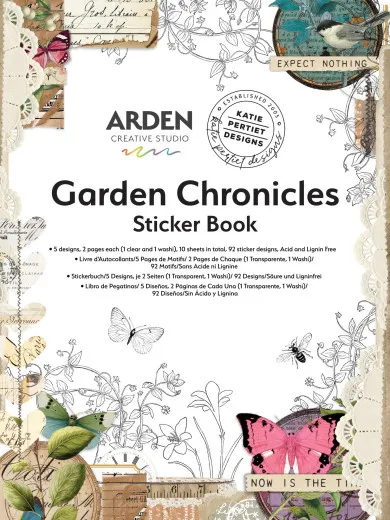 Arden Creative Studio - Garden Chronicles - Sticker Book by Katie Pertiet