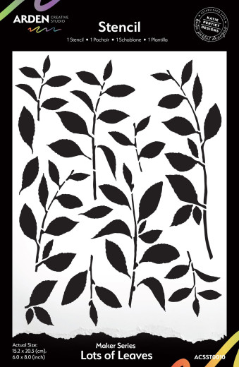 Arden Creative Studio - Stencils - Maker Series - Laurel Grove - Lots of Leaves