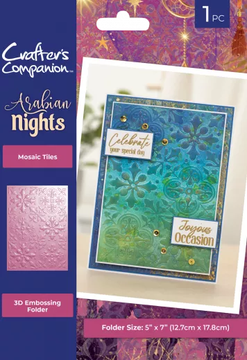 Embossing Folder - Arabian Nights - Mosaic Tiles