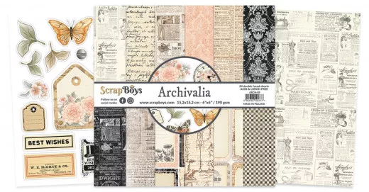 ScrapBoys 6x6 Paper Pad - Archivalia