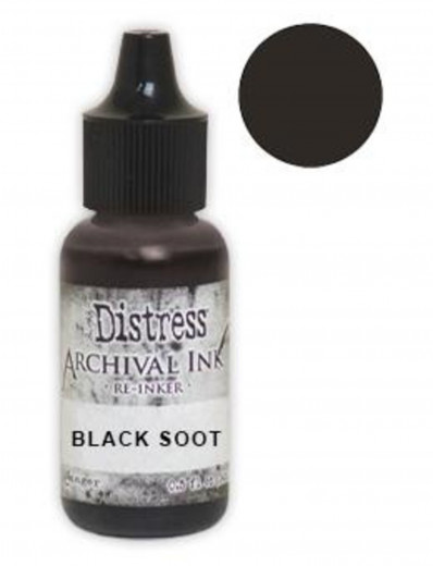 Distress Archival Reinker - Black Soot