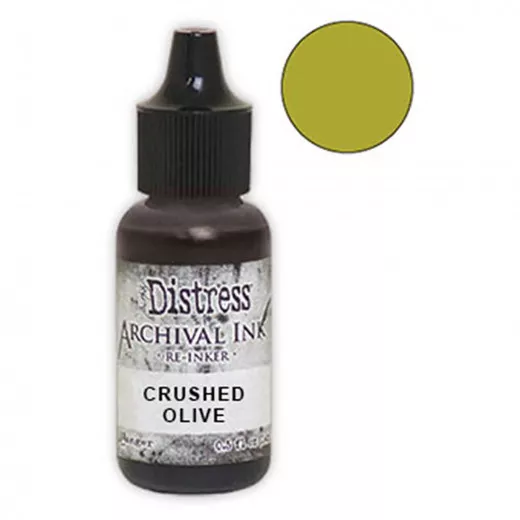 Distress Archival Reinker - Crushed Olive