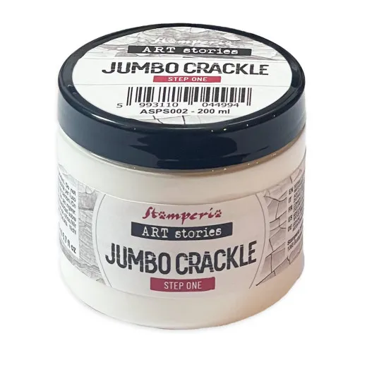 Stamperia - Art Stories - Texture Paste - Jumbo Crackle - Step 1