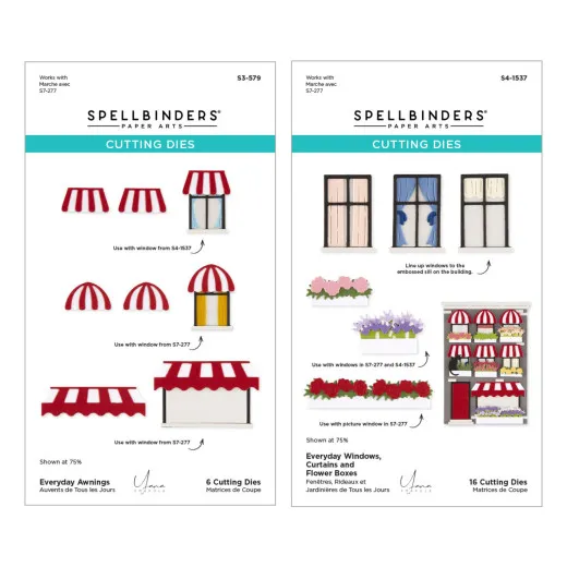 Spellbinders - Cutting Dies Bundle - Everyday City Holiday by Yana Smakula