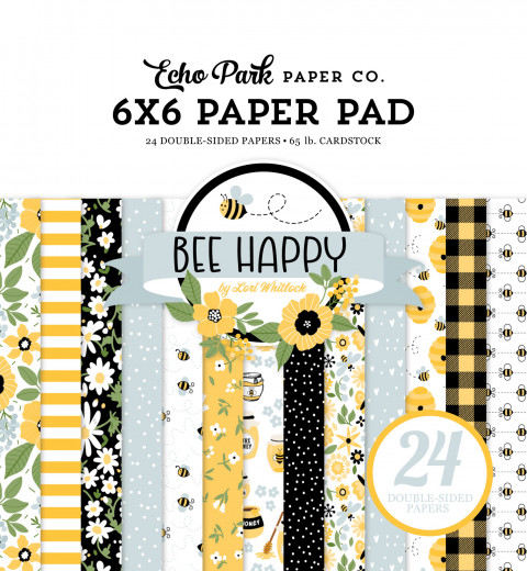 Bee Happy - 6x6 Paper Pad