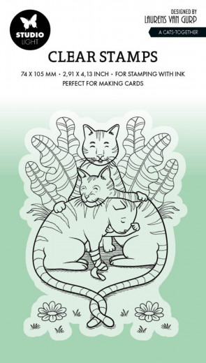 Studio Light Clear Stamp by Laurens Nr. 565 - A Cats-Together